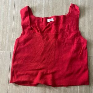 Red brandy Melville tank top